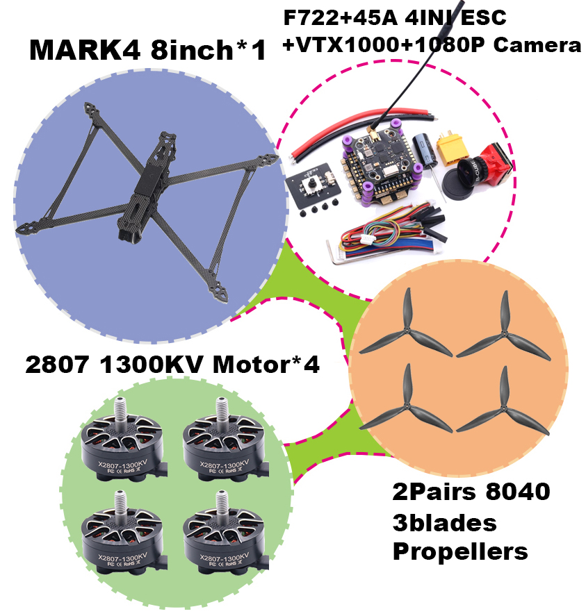 BCUBE MARK4 V2 โดรนแข่ง FPV คา - Foxeer Reaper Extreme 2.5W Vtx บทวิจารณ์และราคา