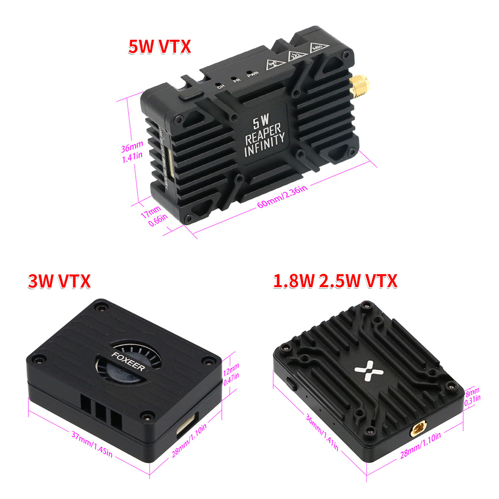 Foxeer Reaper Extreme V2 5.8G  - Foxeer Reaper Extreme 2.5W Vtx บทวิจารณ์และราคา
